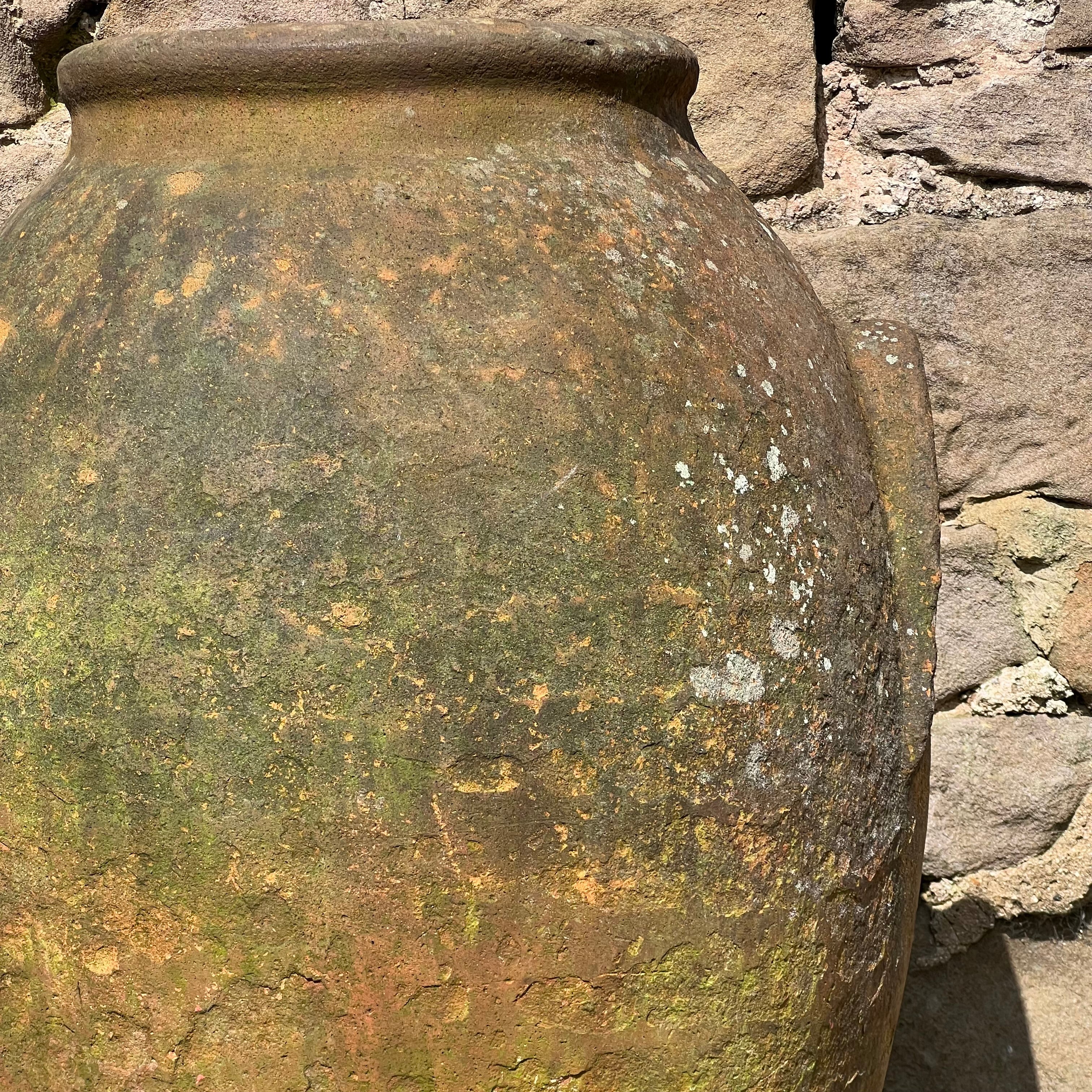 Ovid Florentine Terracotta of Impruneta Storage Jar c. 17th Century - Image 19