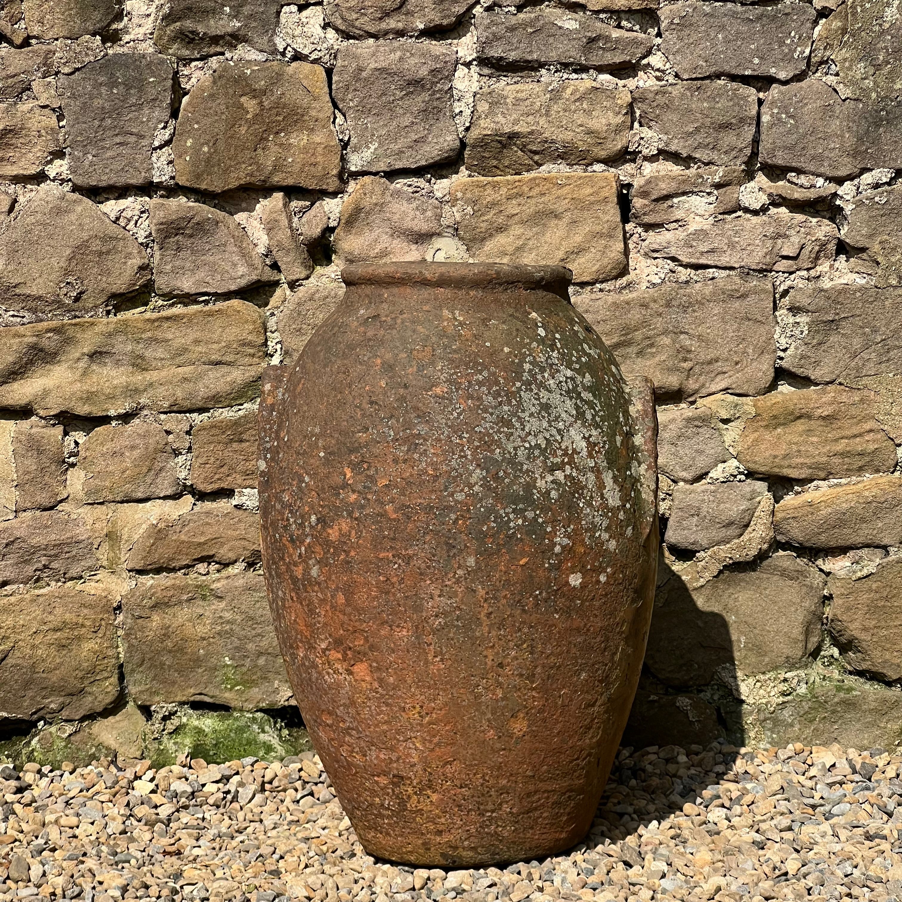 Ovid Florentine Terracotta of Impruneta Storage Jar c. 17th Century - Image 5