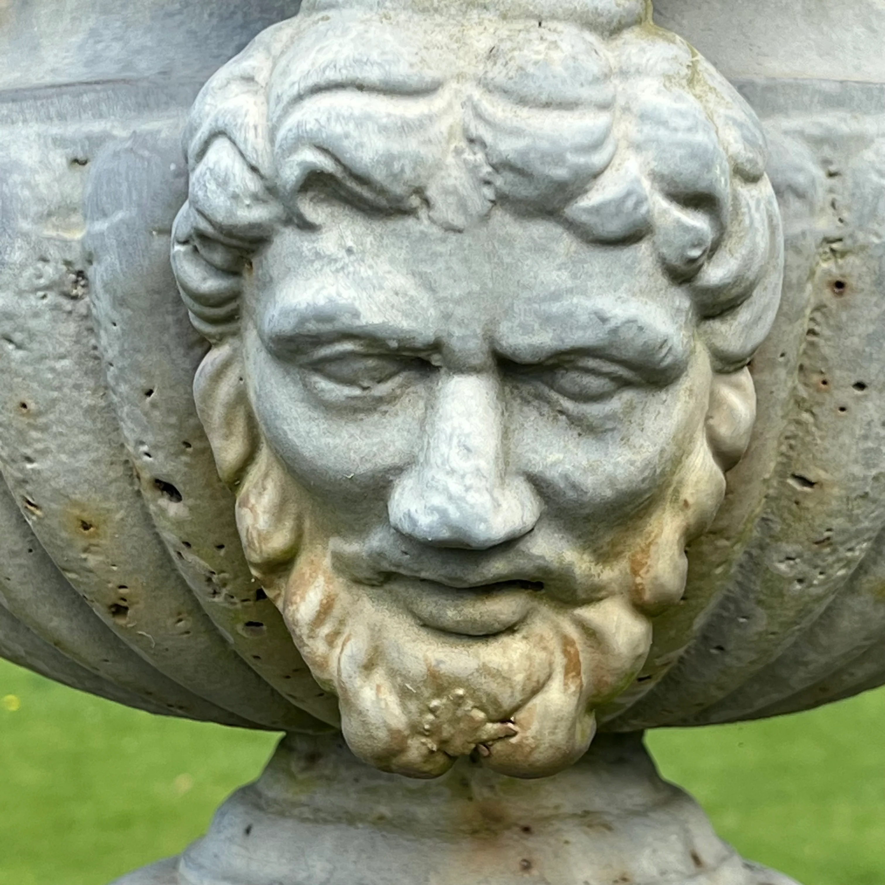 Exceptional Pair of English Campana Cast Iron Urns by Handyside Co. c.1870 with Plinths - Image 18