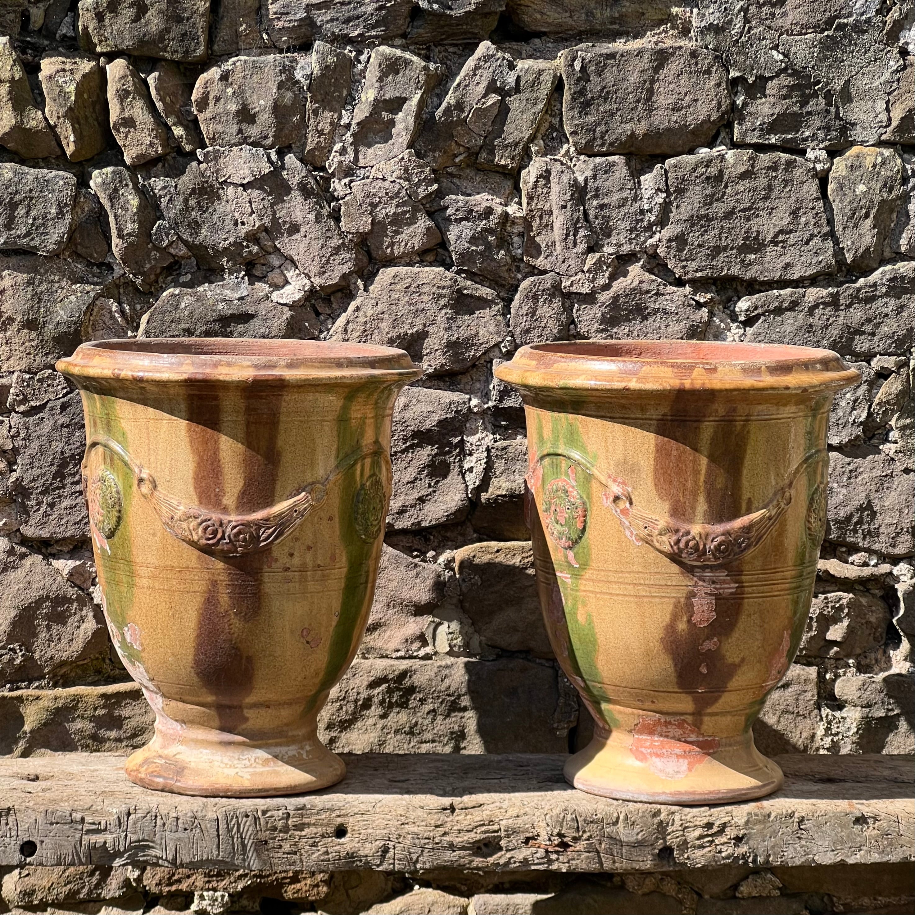 Pair of French Anduze Vases Late 20th Century - Image 10
