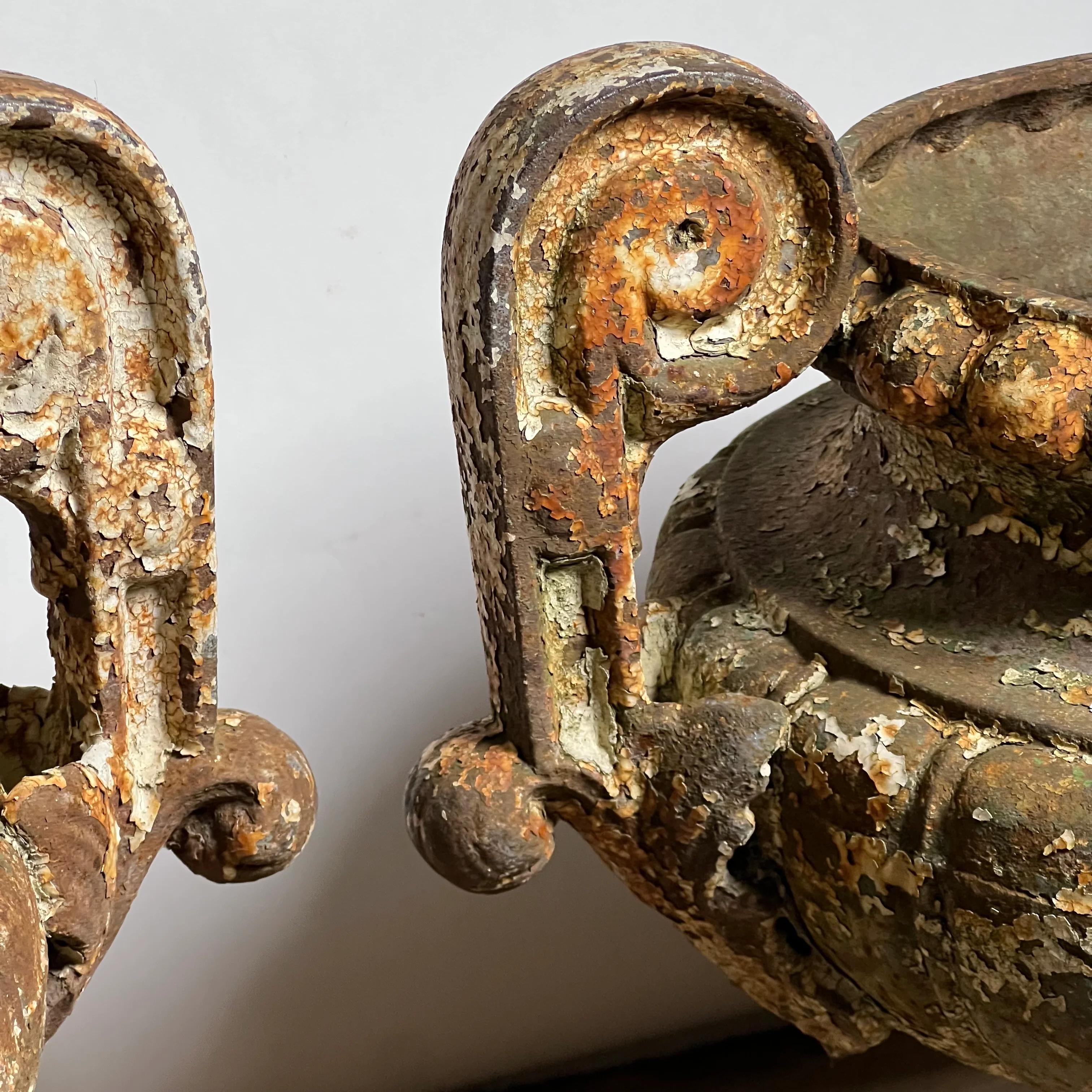 Pair of French Cast Iron Urns c.1870 - Image 19