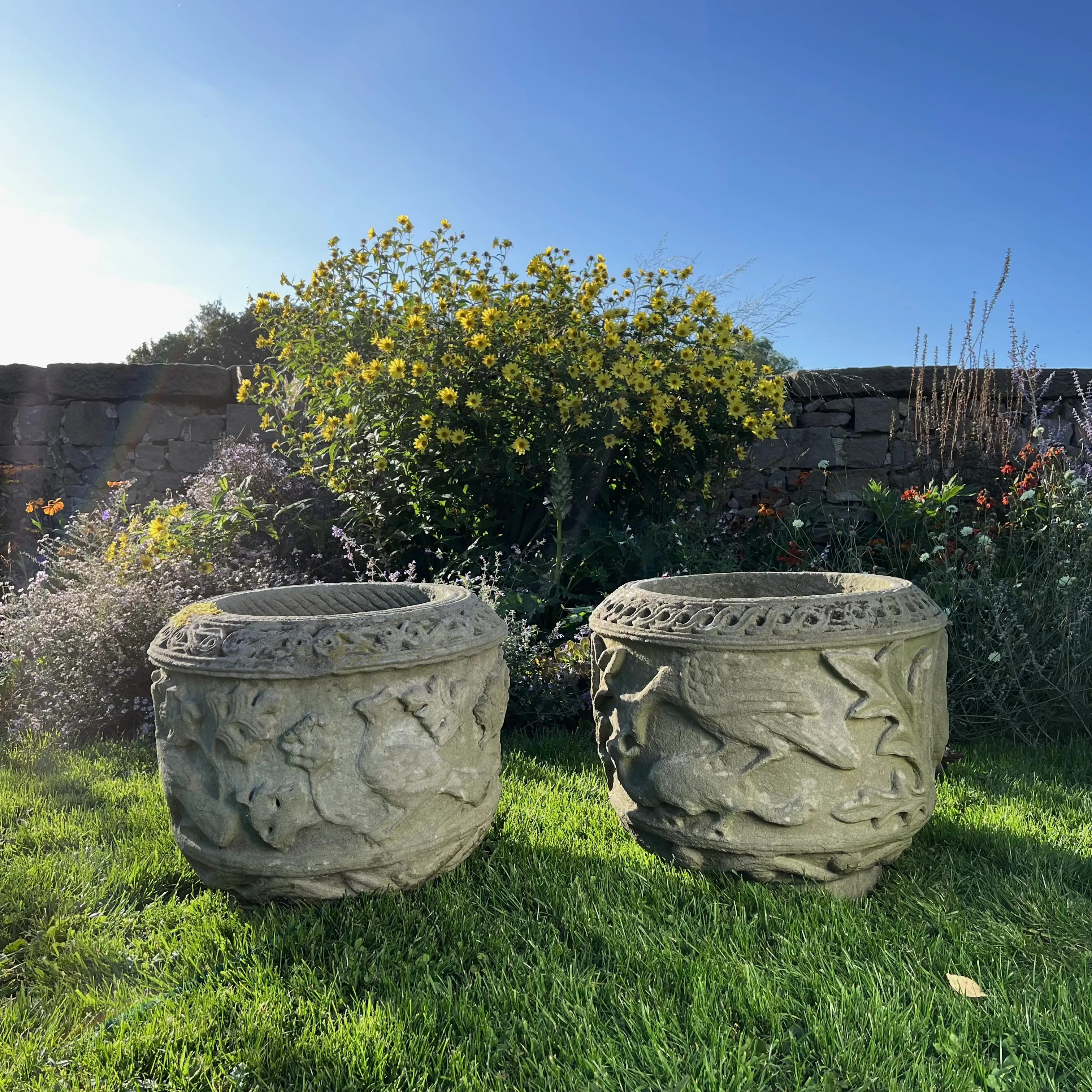 Pair Of Romanesque Urns - Image 8