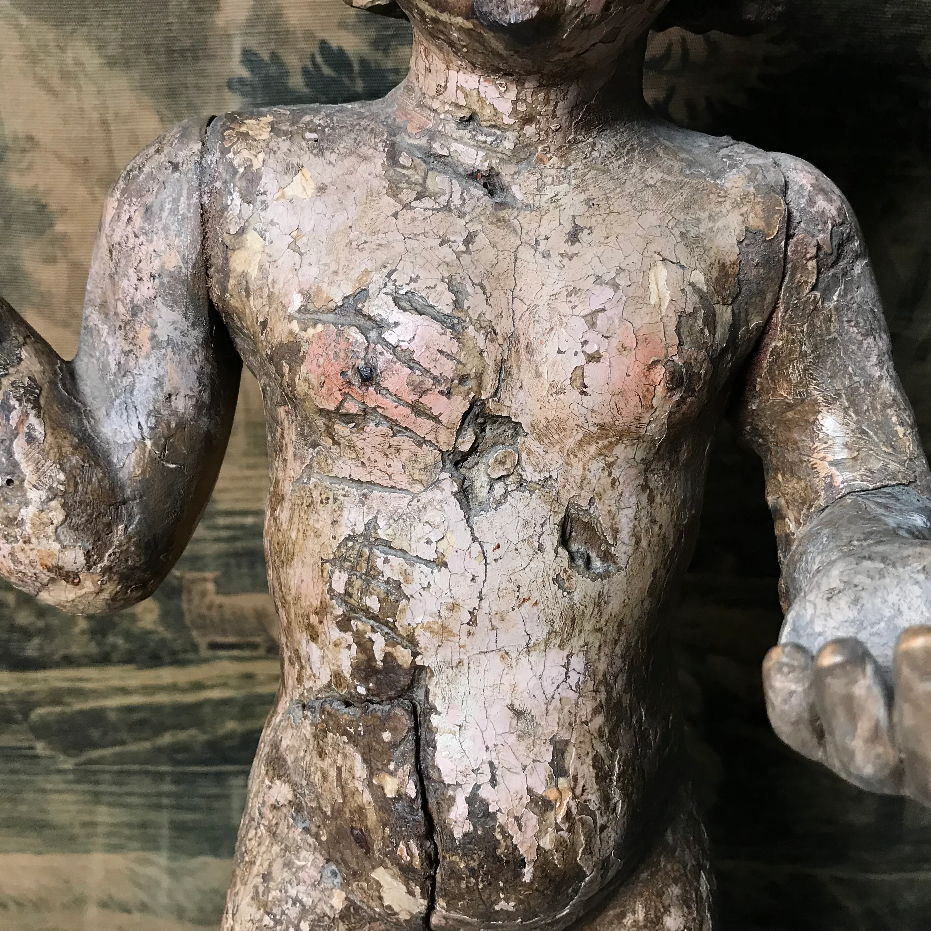 Polychromed Dancing Putto c.1680 - Image 8