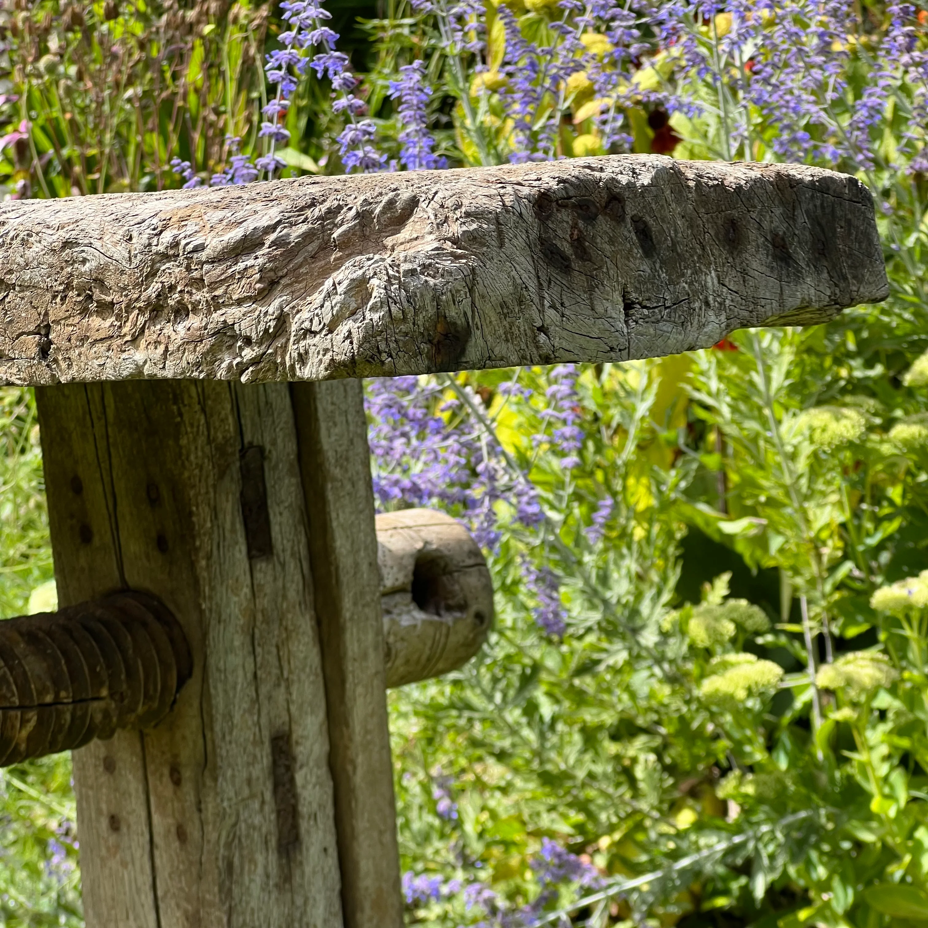 Primitive French Workbench Console c.1880 - Image 16