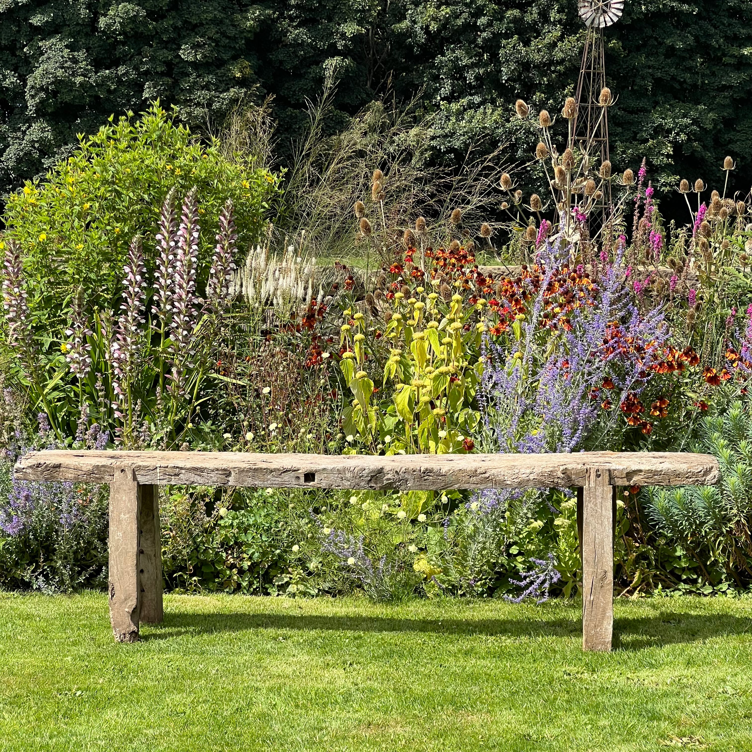Primitive French Workbench Console c.1880 - Image 5