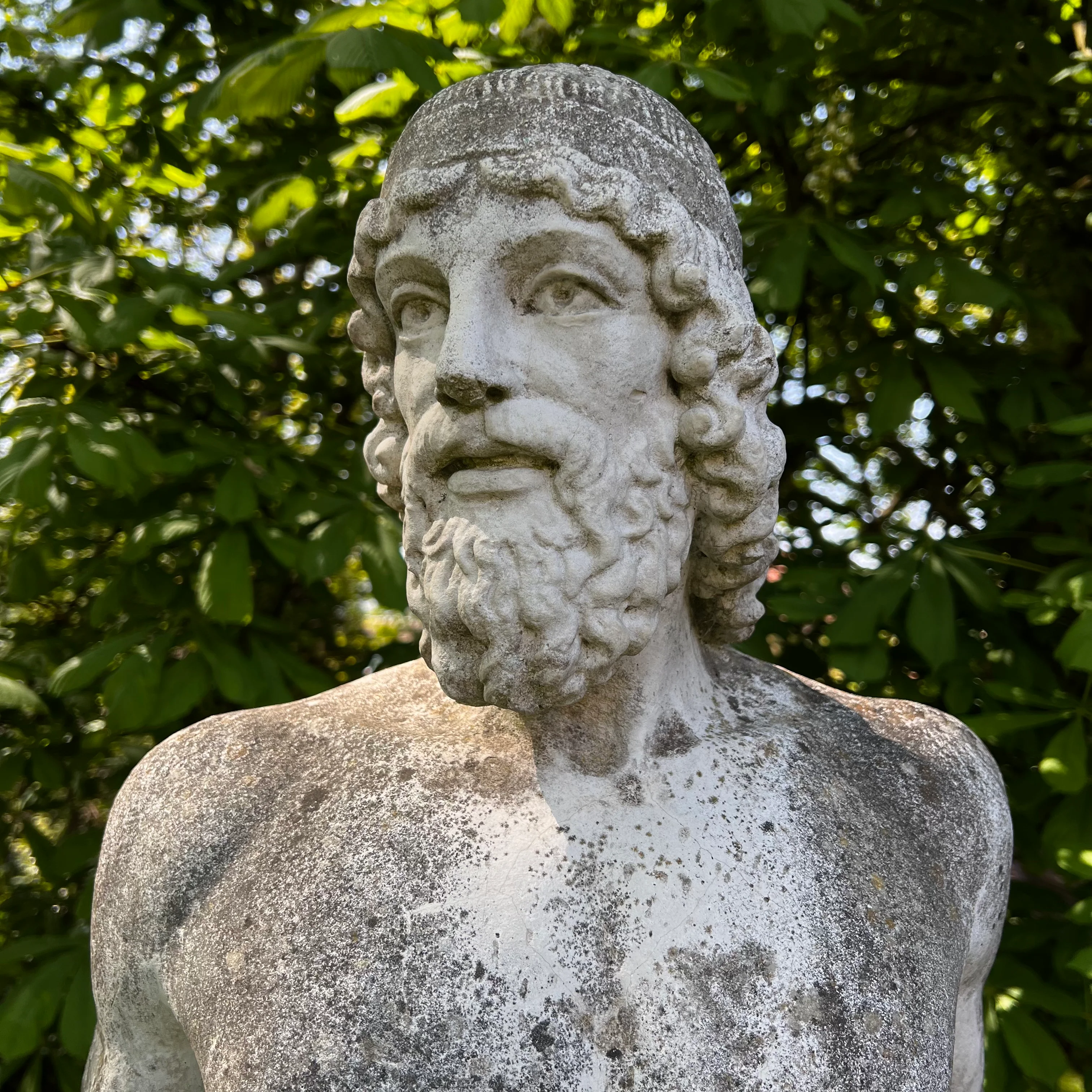 Riace Warrior Statue with Plinth c.1920 - Image 6