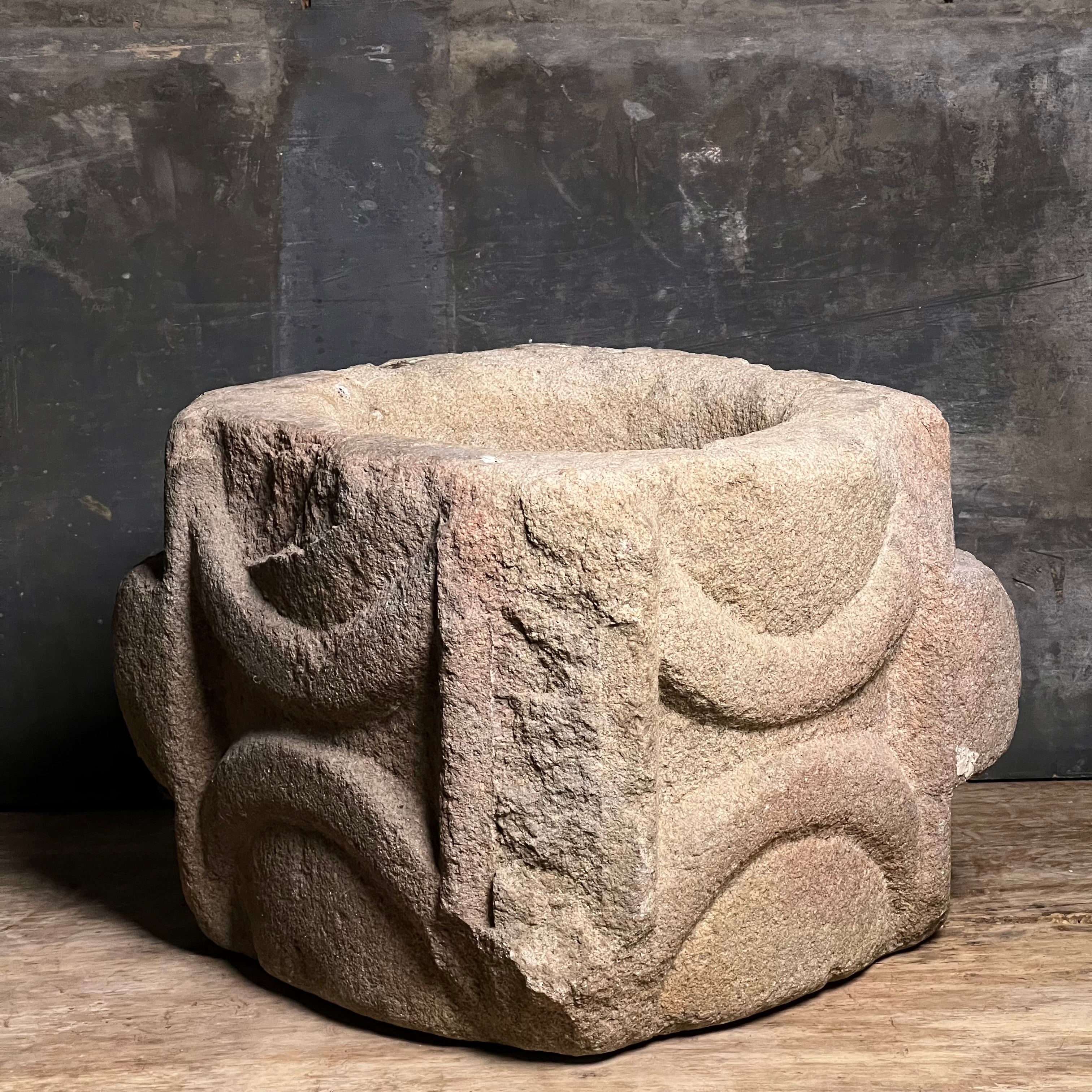 Rare Romanesque Medieval Double-Bowled Apothecary Mortar - Image 5