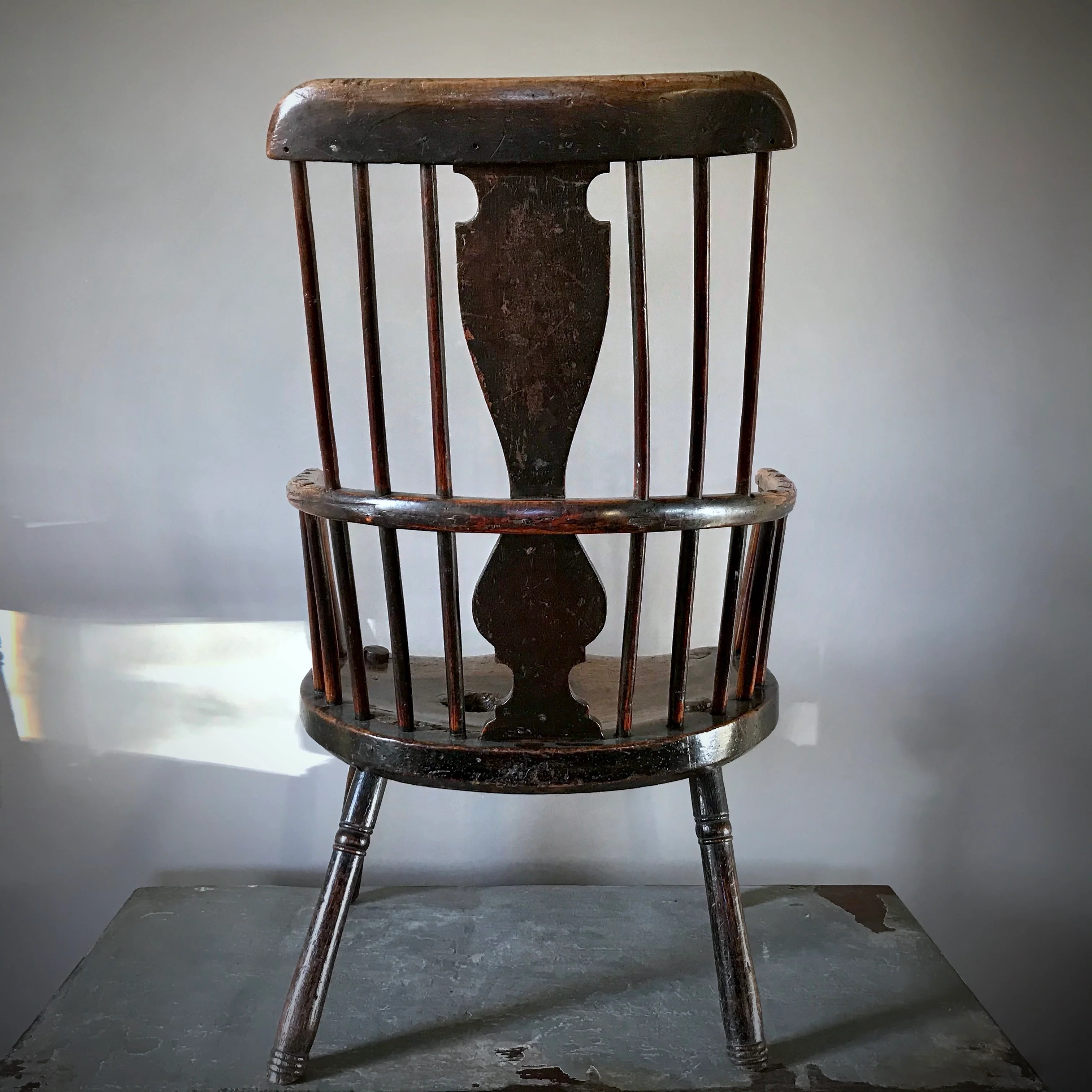 Rare Welsh Comb Back Windsor Armchair c.1780 - Image 8