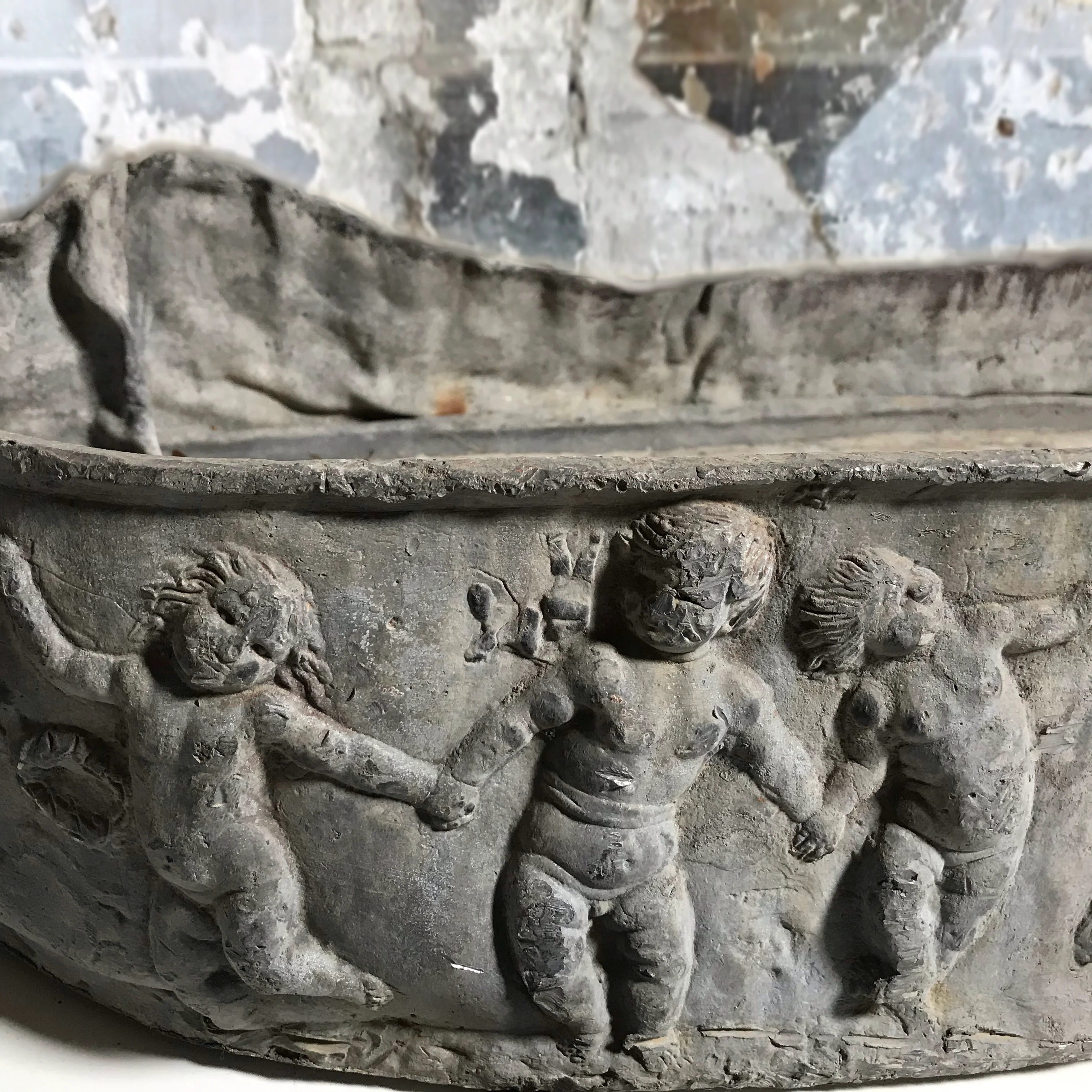 Gerorge III Putti Lead c.1780 - Image 3