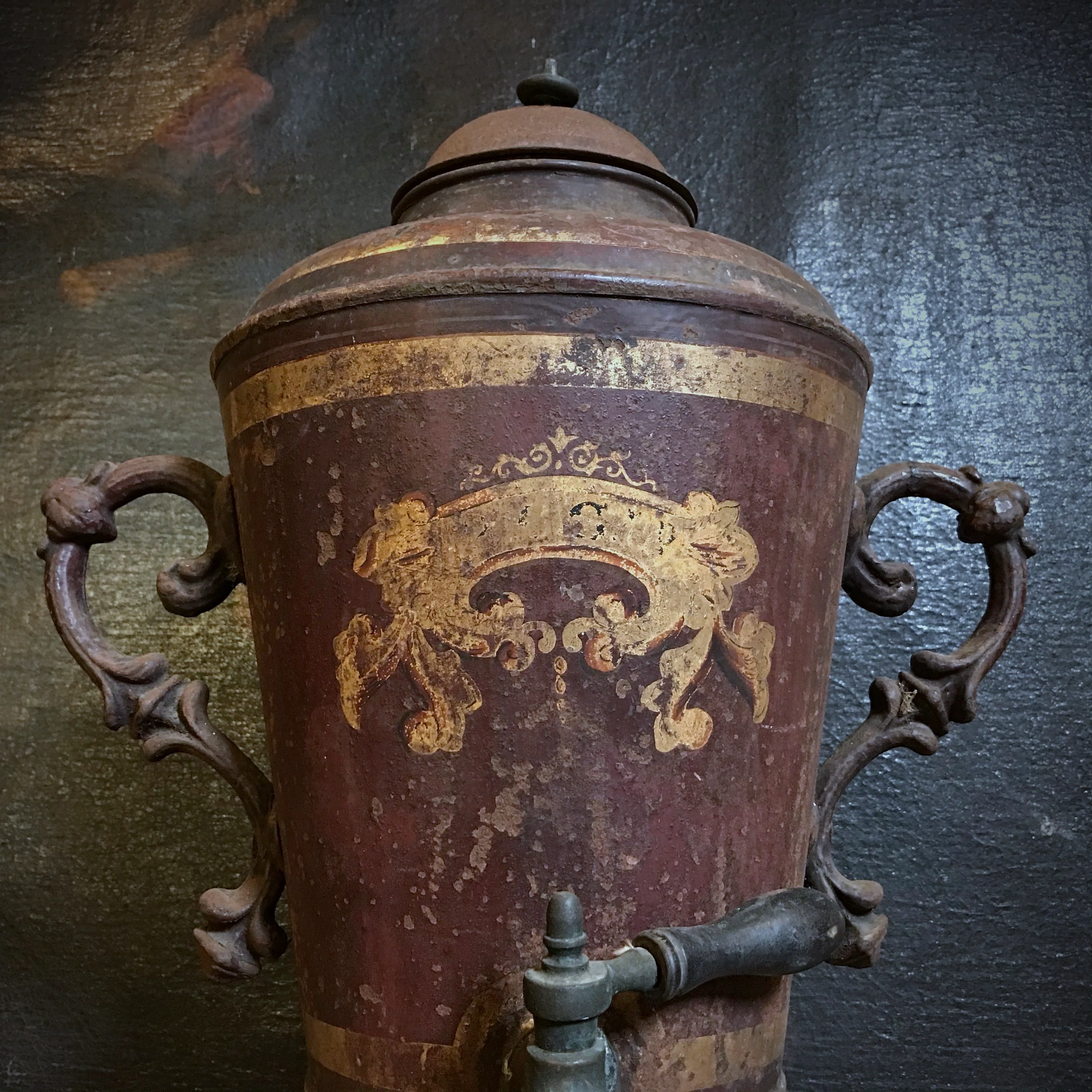 Regency Samovar Toleware Tea Urn - Image 2