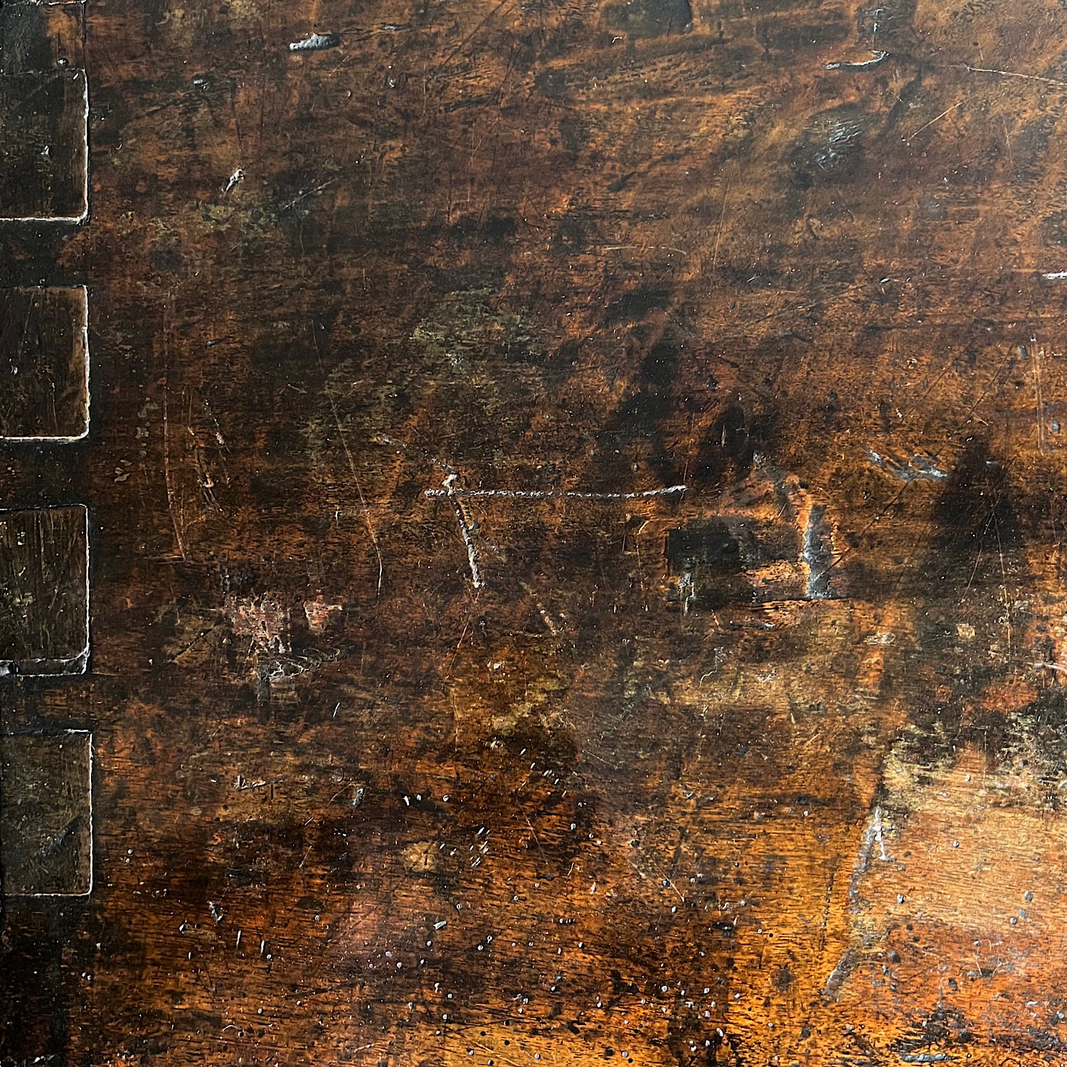 Renaissance Walnut Geometrically Inlaid Vargueno/Bargueno c.1530-1550. - Image 11