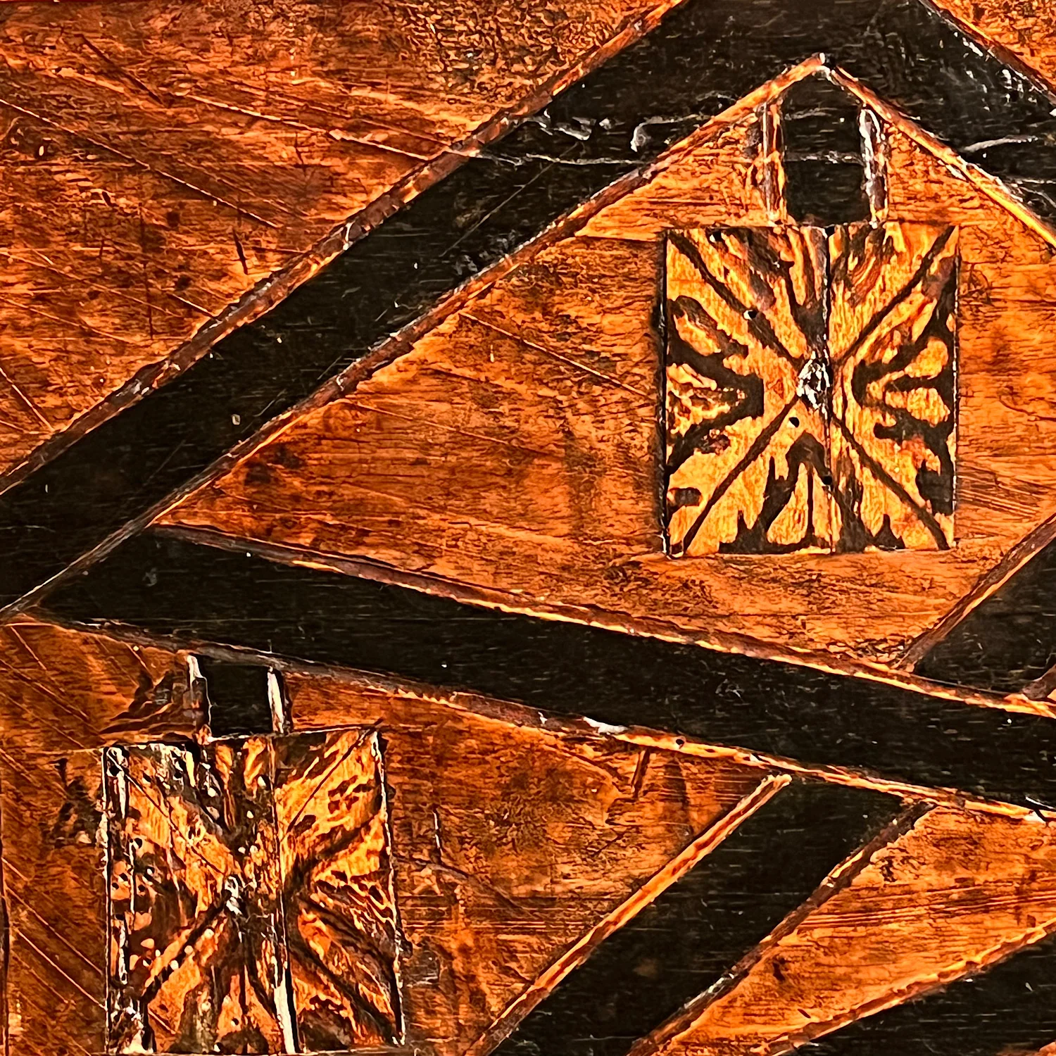 Renaissance Walnut Geometrically Inlaid Vargueno/Bargueno c.1530-1550. - Image 6