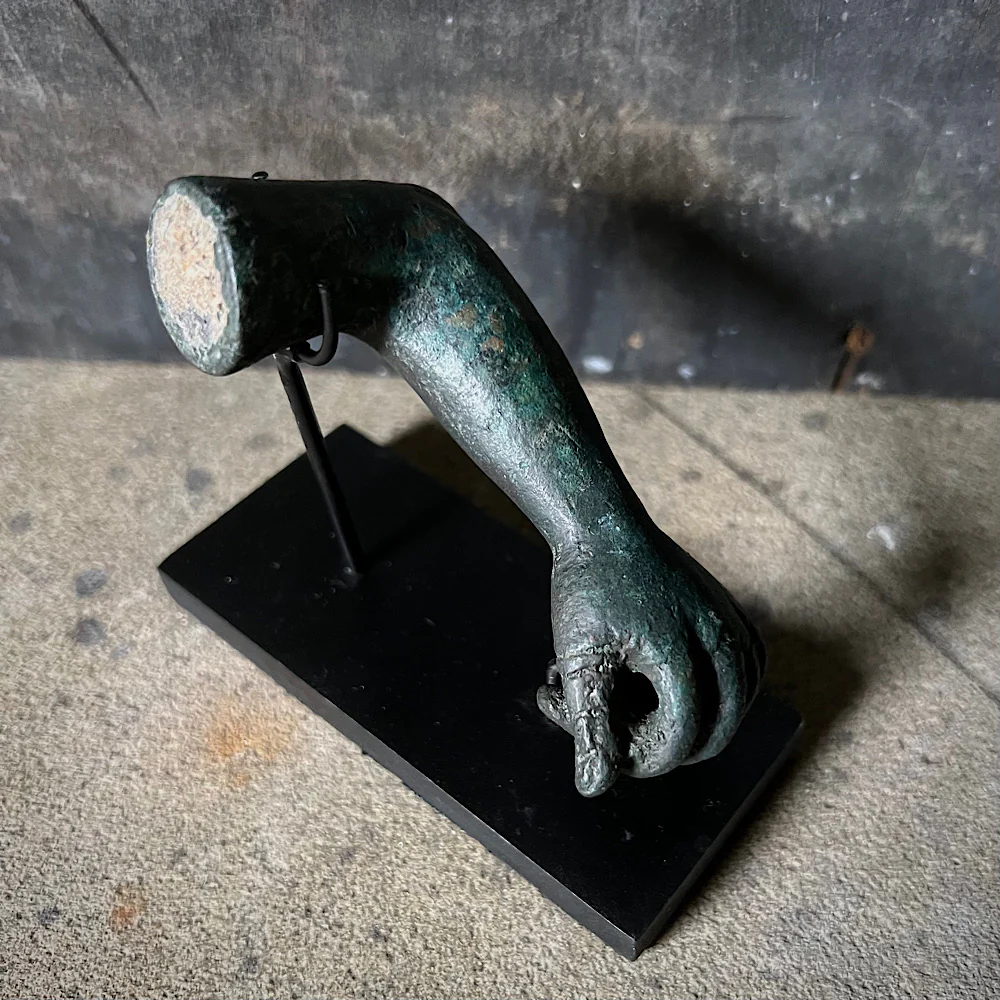 Roman Bronze Votive Arm 100-300 A.D. - Image 9