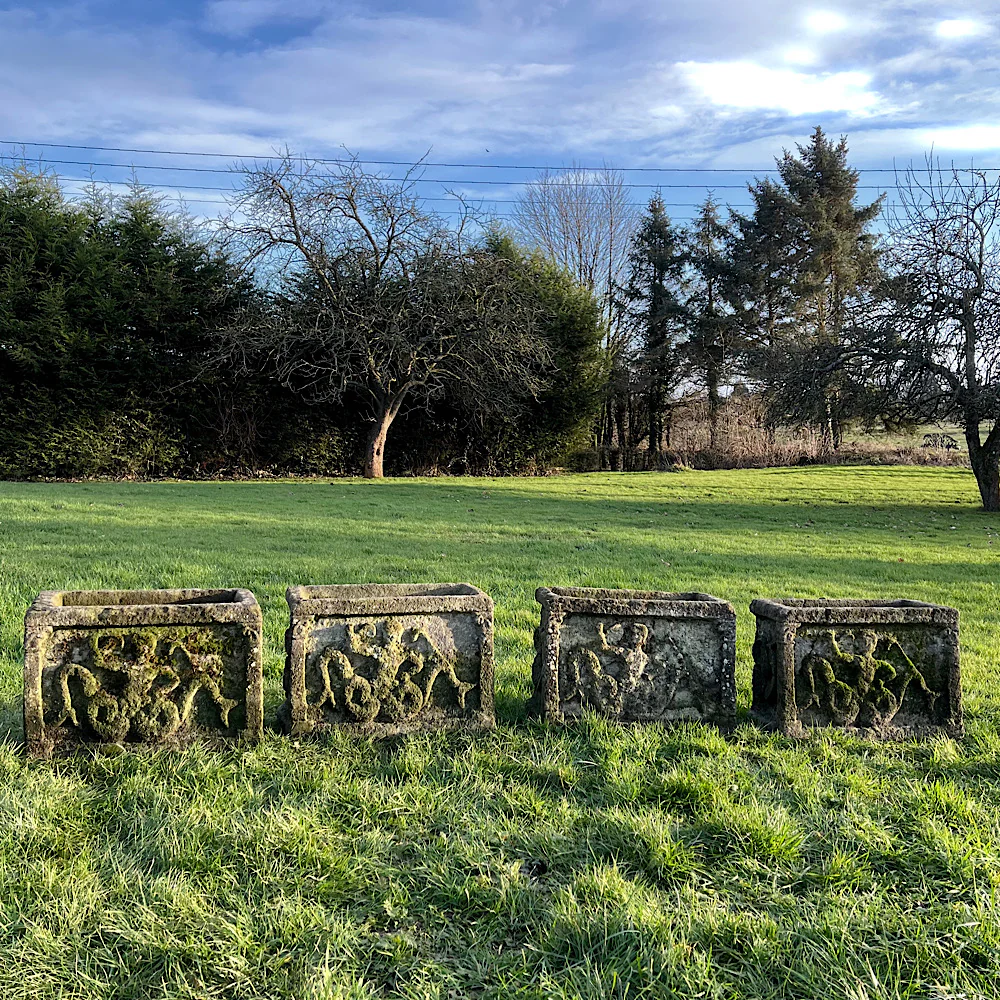 Set of Four Merman Planters c.1930 - Image 2