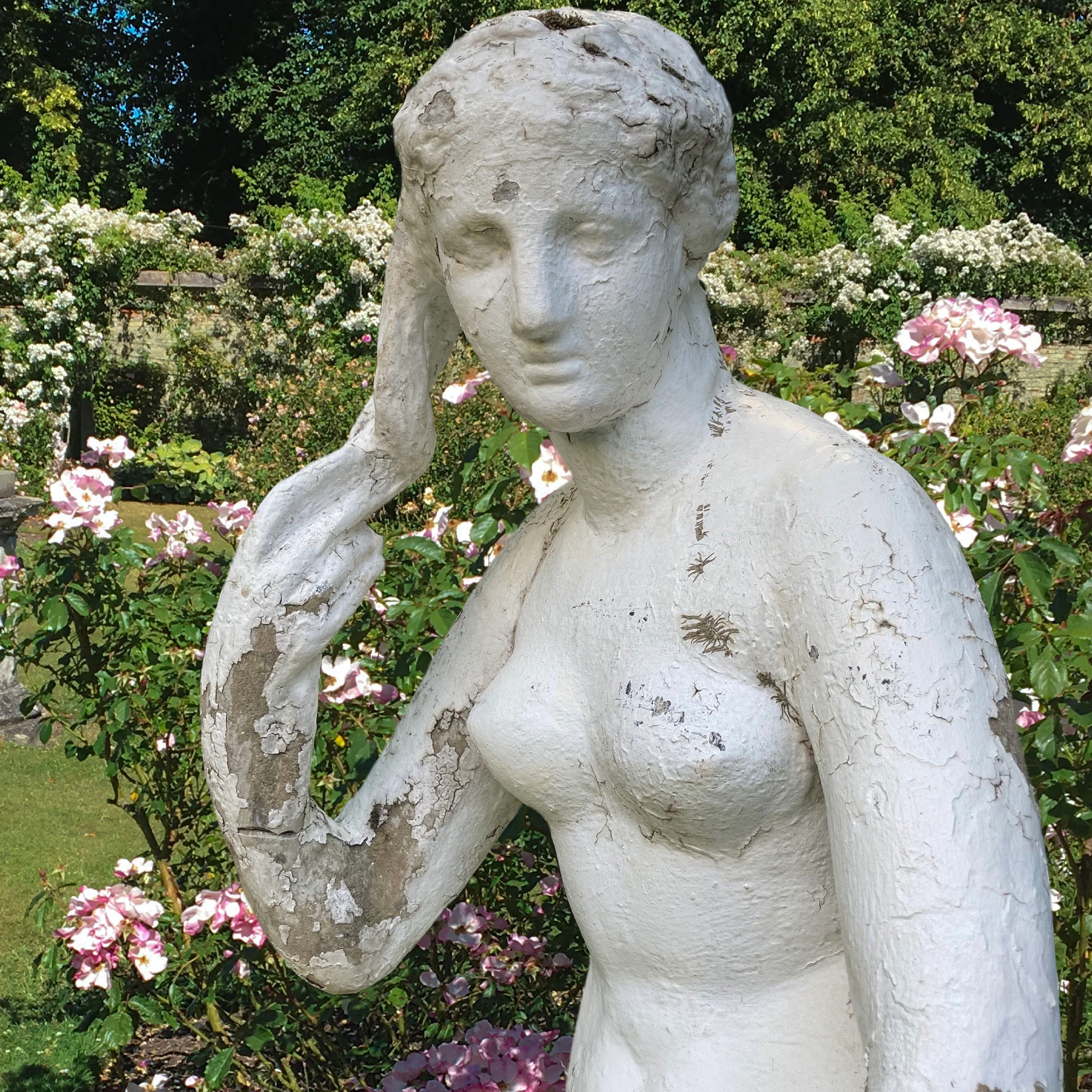 Statue of Bathing Maiden c.1920 - Image 4