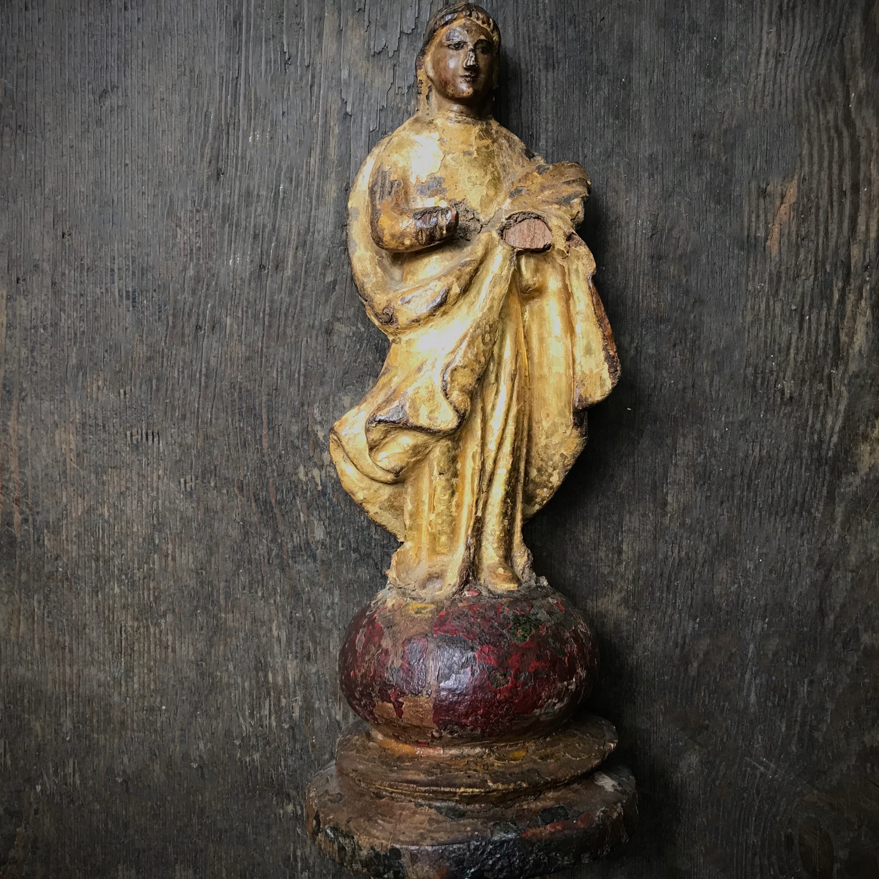 Italian Tabernacle c. 1750 with Early Virgin Mary Icon - Image 10