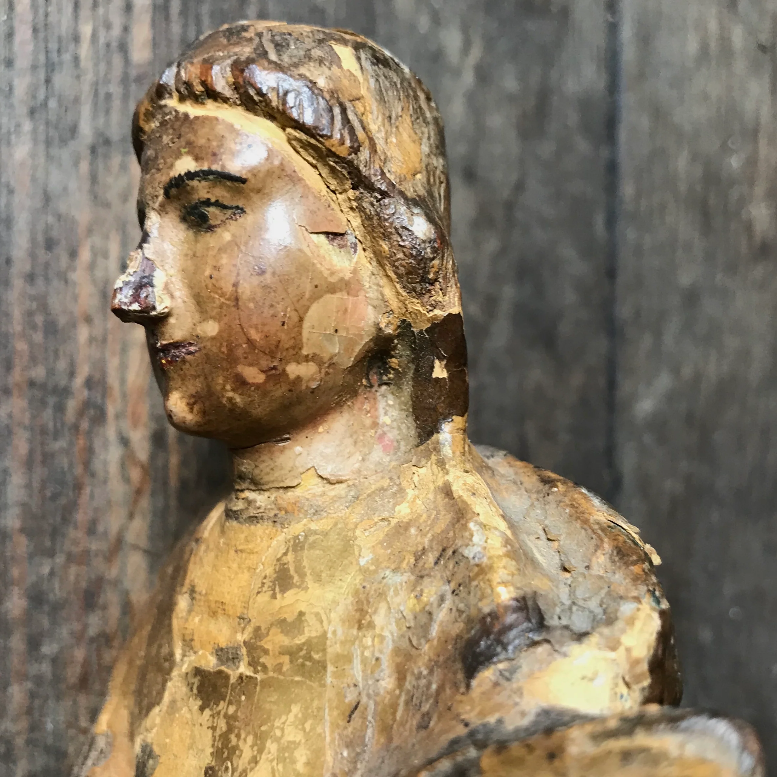 Italian Tabernacle c. 1750 with Early Virgin Mary Icon - Image 14