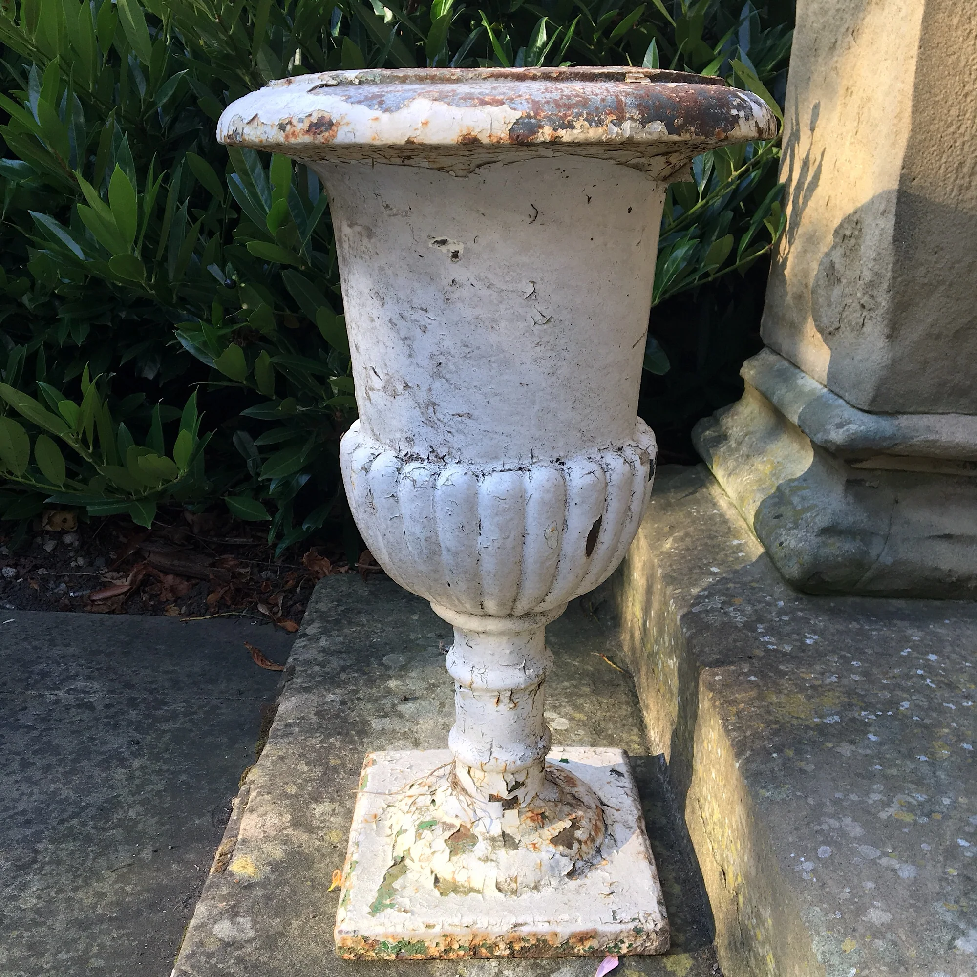 Tall Single Cast Garden Urn - Image 3