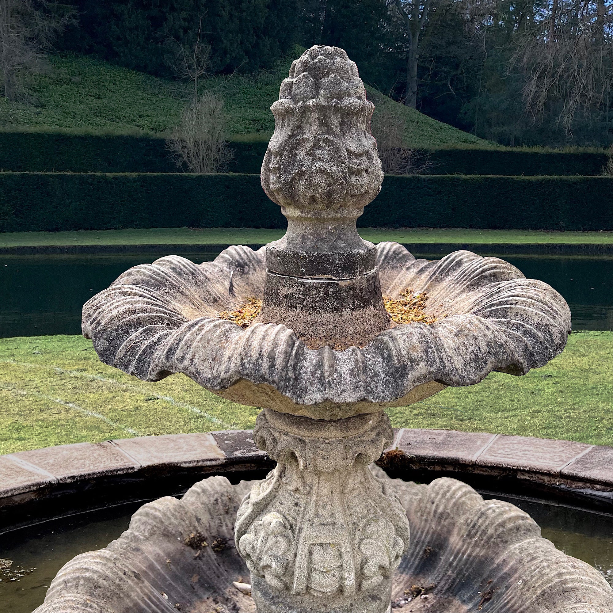 Two-Tier Italianate Clam Shell Fountain - Image 2