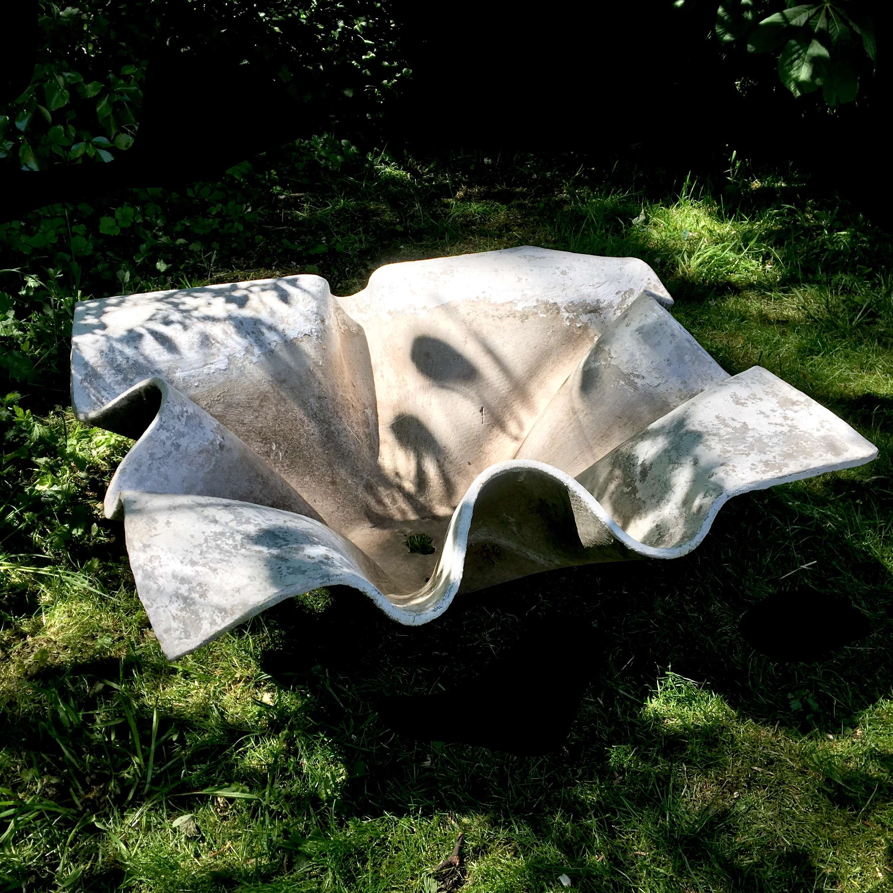 Willy Guhl Extra Large Handkerchief Planter Eternit 1960 - Image 6