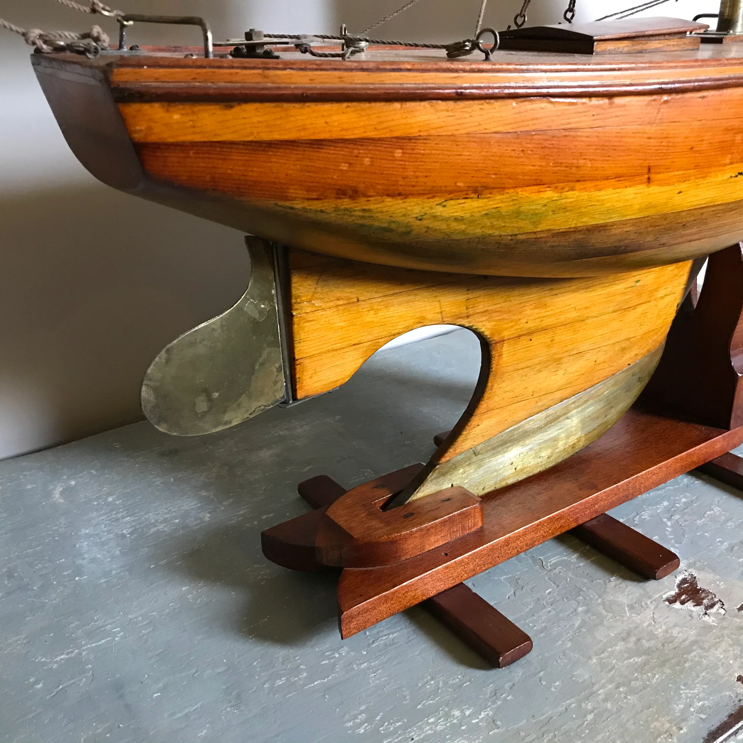 Rare North Wales Evans of Llandudno Pond Yacht “REGAL” c.1936-38 - Image 7
