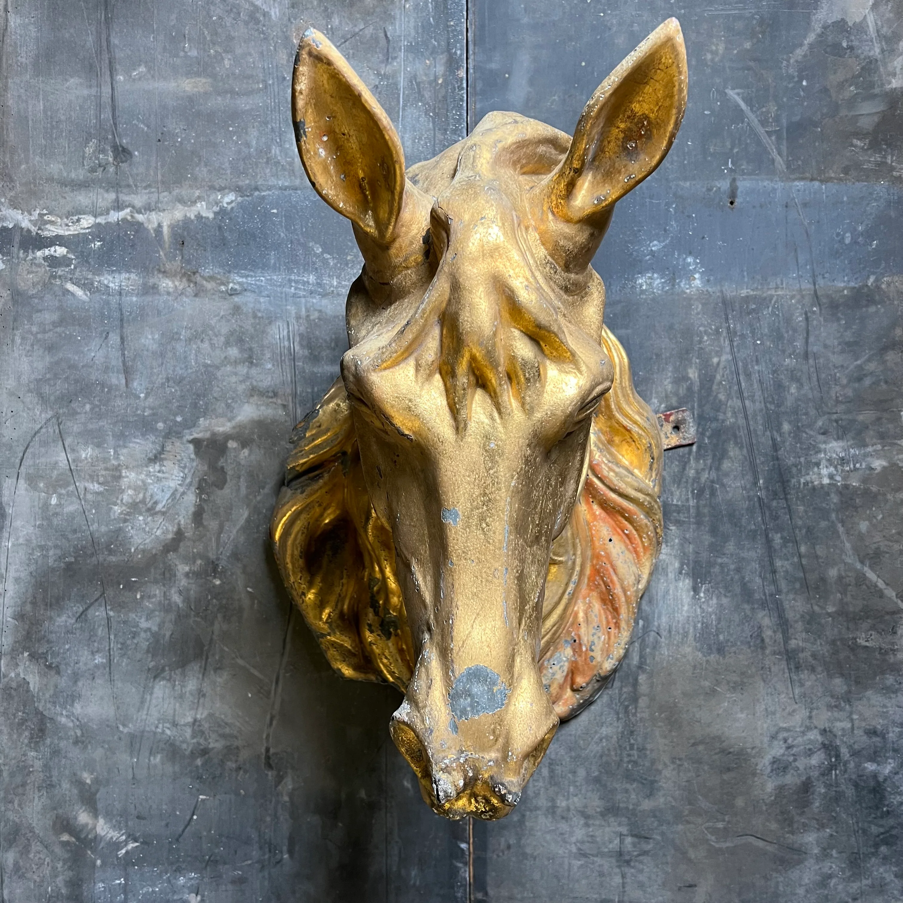 Zinc Horse Head Trade Sign c.1880 - Image 11