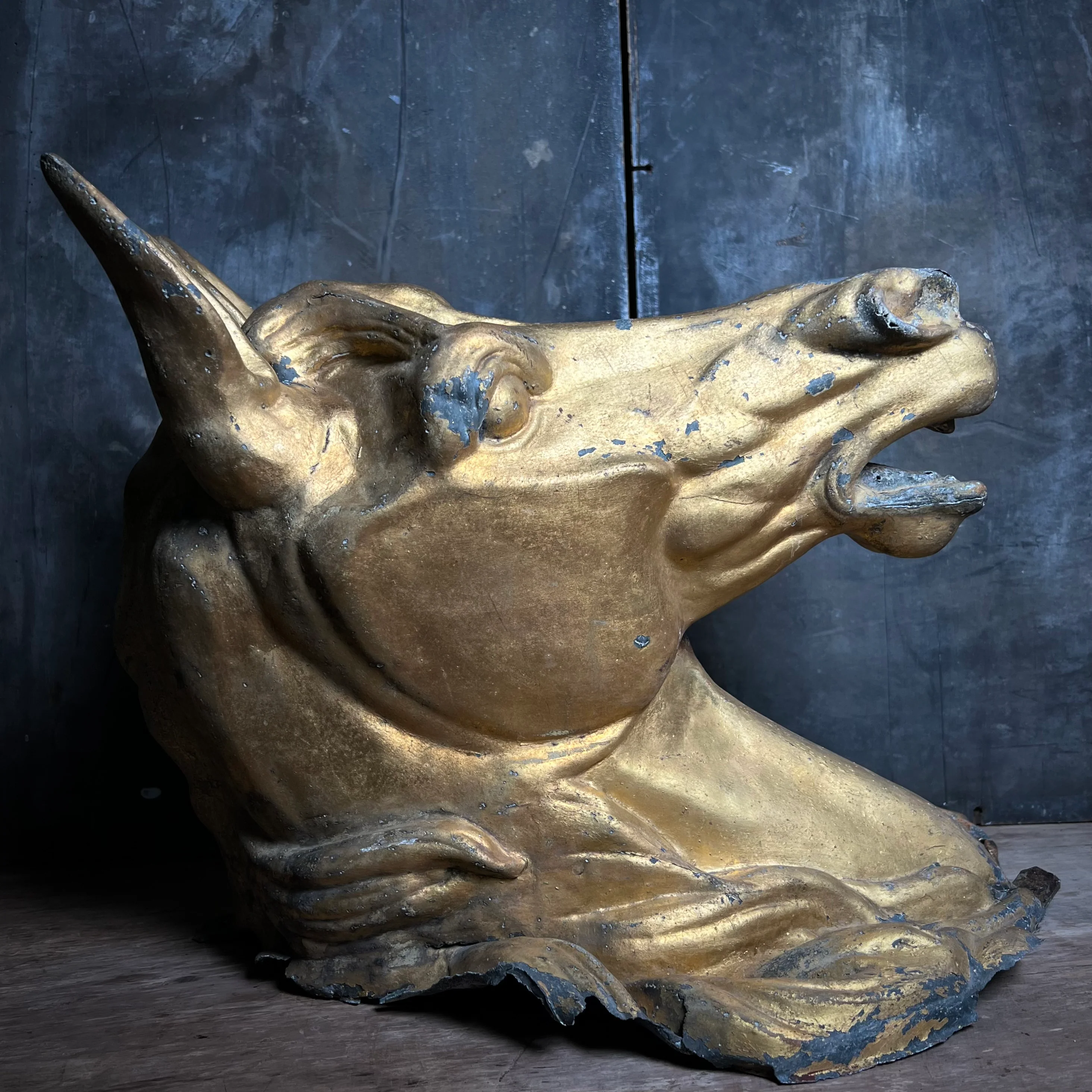 Zinc Horse Head Trade Sign c.1880 - Image 7